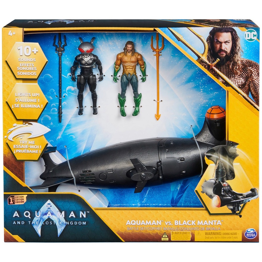 Aquaman, DC Comics Aquaman Black Manta Battleset, Brand New